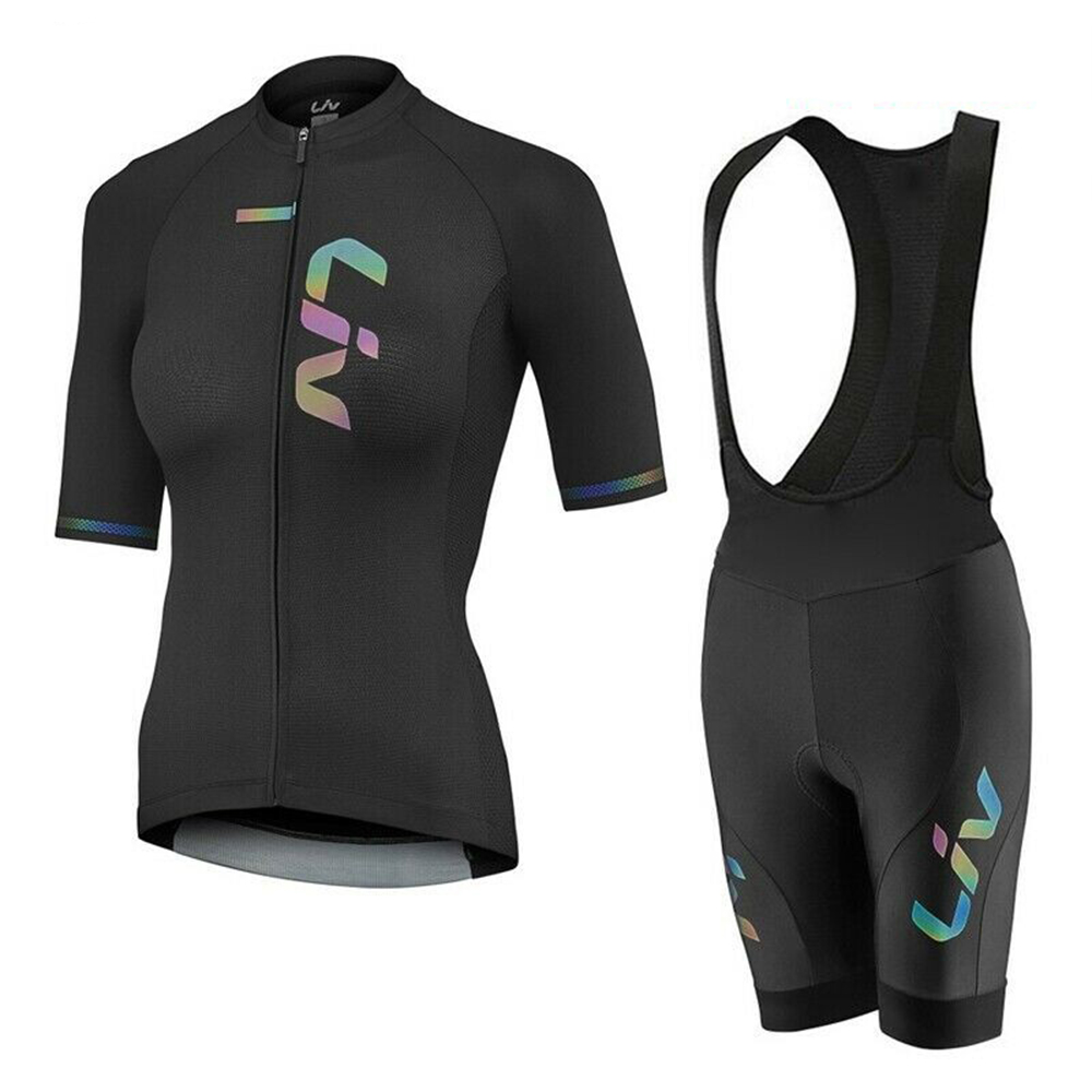 Cycling Bib Shorts - LIV setelan Jersey celana pendek bersepeda