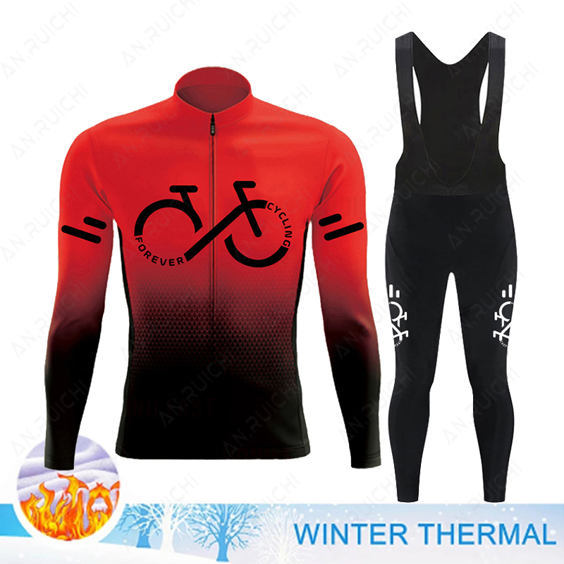 Set Jersey sepeda bulu termal  - Cycling Gear Jersey ulasan dan harga