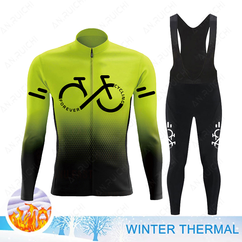 Set Jersey sepeda bulu termal  - Cycling Gear Jersey ulasan dan harga