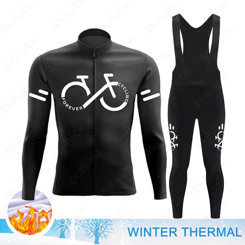 Set Jersey sepeda bulu termal  - Cycling Gear Jersey ulasan dan harga